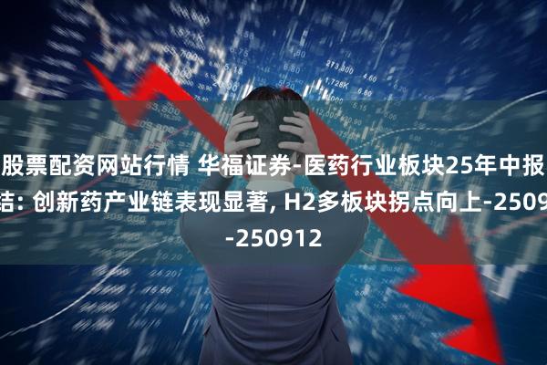 股票配资网站行情 华福证券-医药行业板块25年中报总结: 创新药产业链表现显著, H2多板块拐点向上-250912